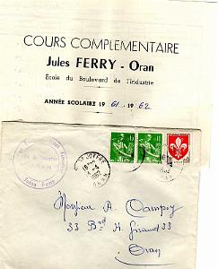 Oran enveloppes pub 376